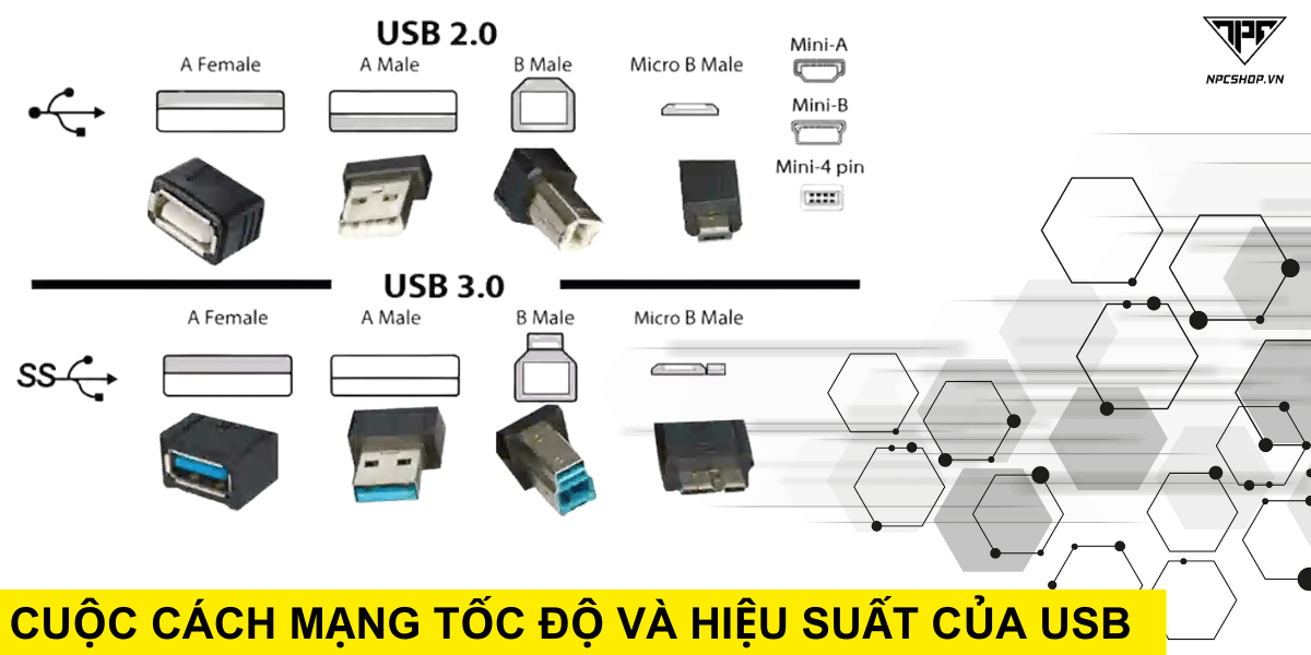 USB 2.0, USB 3.0 đến USB Type-C: Cuộc Cách Mạng Tốc Độ và Hiệu Suất!