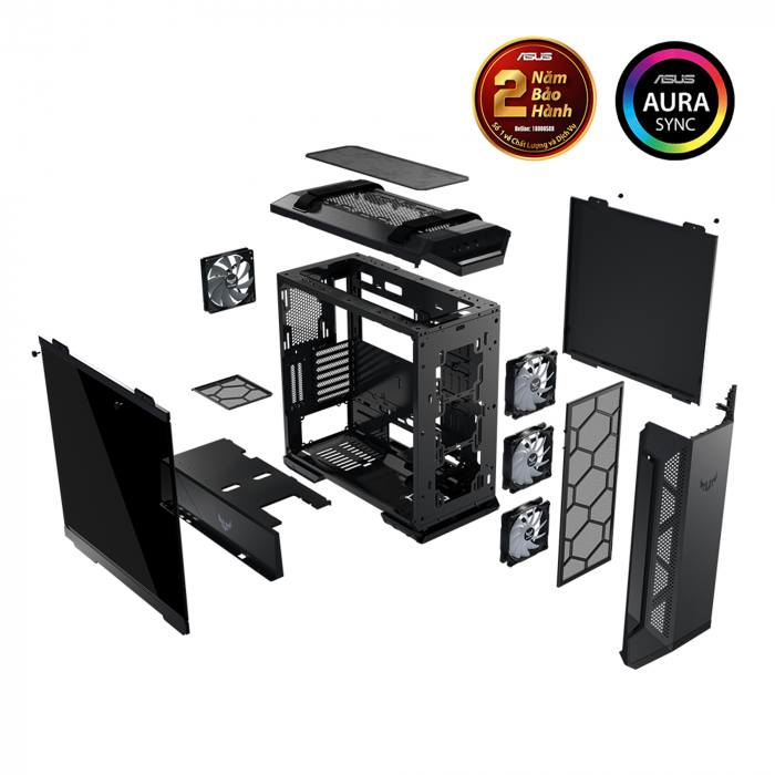 Case Asus TUF Gaming GT501VC Tempered Glass