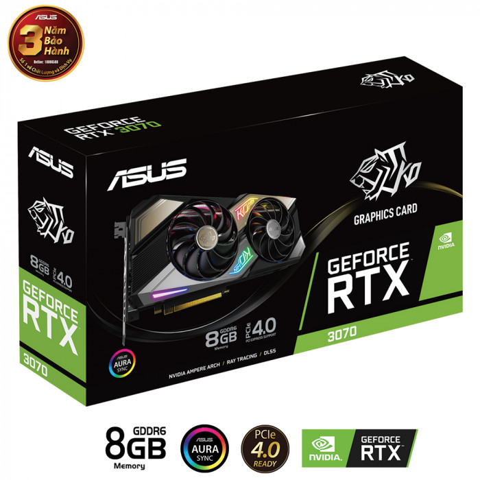 VGA Asus KO GeForce RTX™ 3070 V2 8GB GDDR6 
