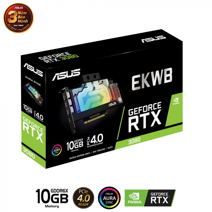 VGA Asus EKWB GeForce RTX™ 3080 10GB GDDR6X 