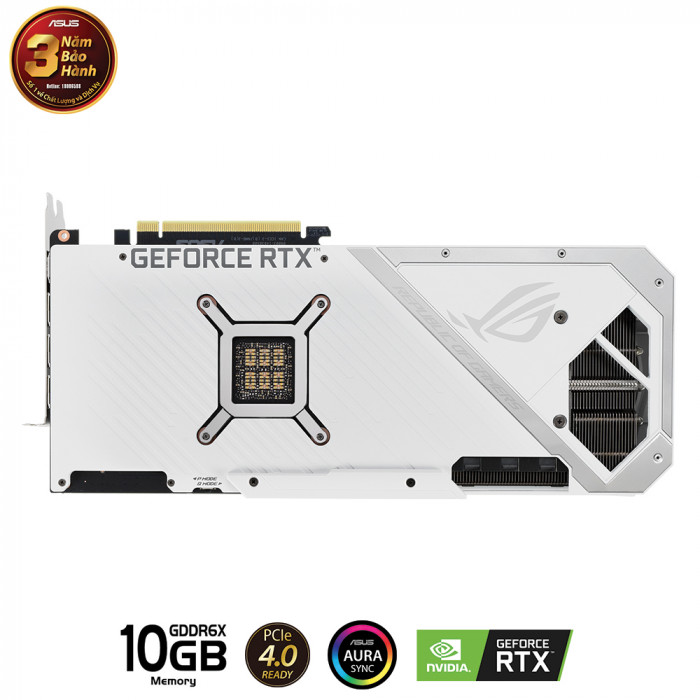 VGA Asus ROG Strix GeForce RTX 3080 White OC Edition 10GB GDDR6X