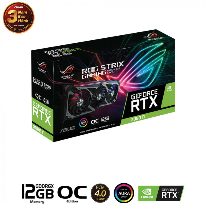 VGA Asus ROG Strix GeForce RTX™ 3080 Ti OC Edition 12GB GDDR6X 