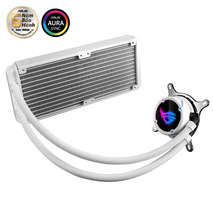 Tản nhiệt nước AIO Asus ROG Strix LC 240 ARGB White Edition