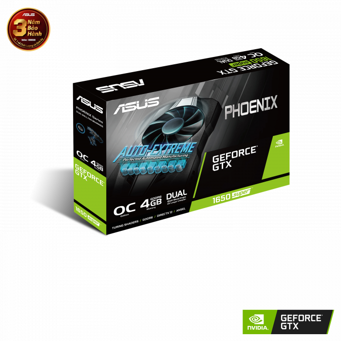 VGA Asus PHOENIX GeForce® GTX 1650 SUPER™ OC Edition 4GB GDDR6 