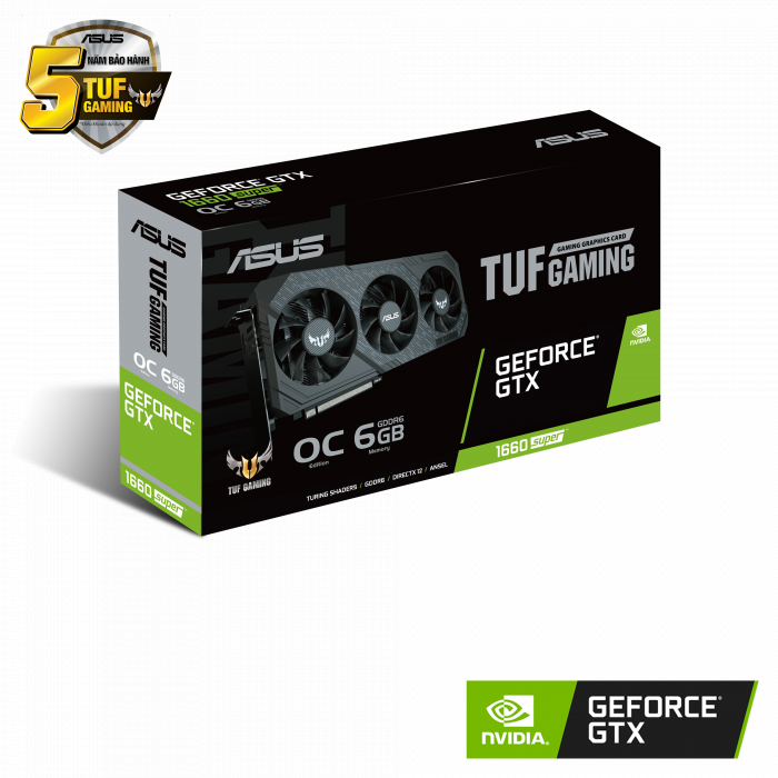 VGA Asus TUF Gaming X3 GeForce® GTX 1660 SUPER™ OC edition 6GB GDDR6 