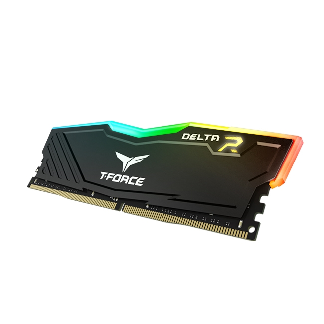 RAM TeamGroup T-FORCE Delta RGB 16GB DDR4 Bus 3200MHz - Đen 