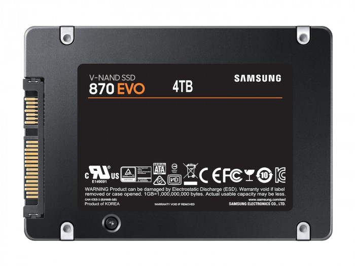 SSD SamSung 870 EVO 4TB 2.5" SATA III - MZ-77E4T0BW