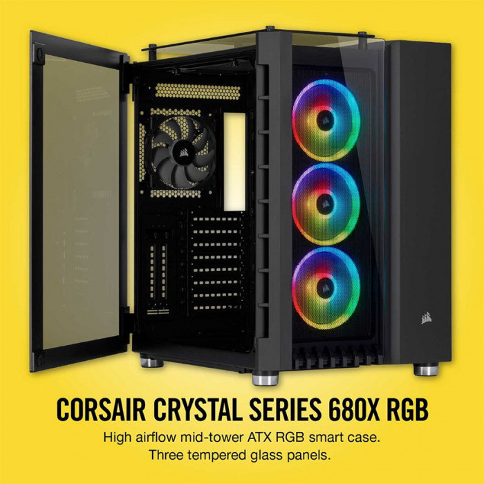  Case Corsair 680X RGB TG Black