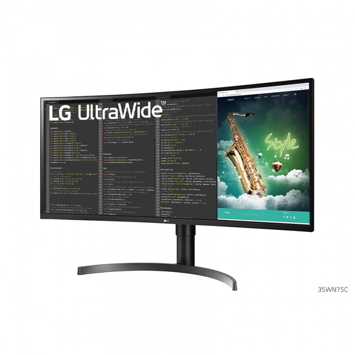 Màn Hình LG UltraWide™ 35 inch VA Cong QHD 100Hz AMD FreeSync™ HDR 10 USB Type-C™ Loa 5W (35WN75C-B.ATV)