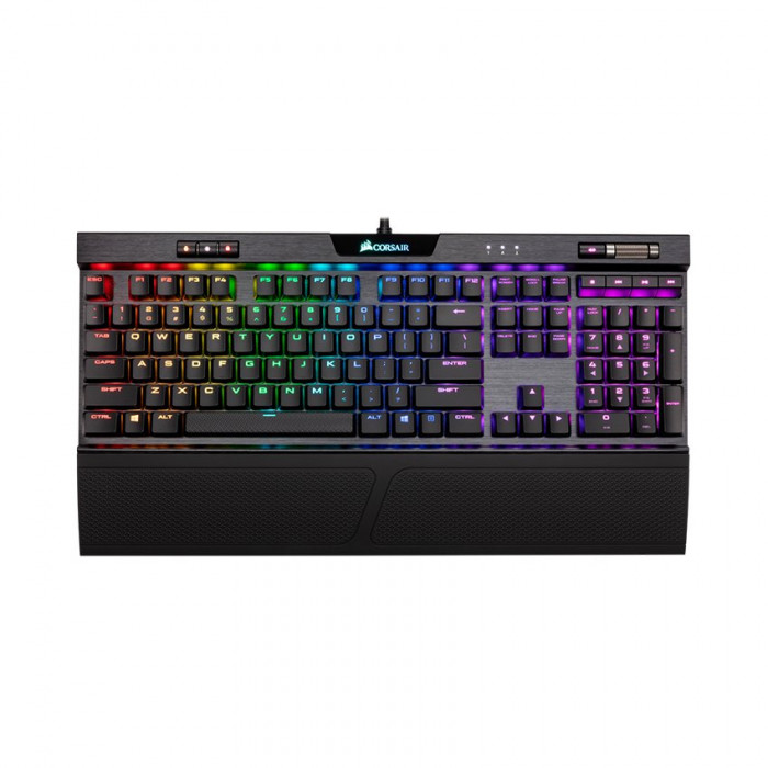 Bàn phím Corsair K70 RGB MK.2 Low Profile RAPIDFIRE Mechanical Gaming Keyboard — CHERRY® MX Low Profile Speed