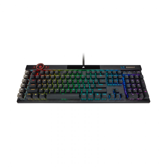 Bàn phím Corsair K100 RGB Optical-Mechanical Gaming Keyboard — CORSAIR OPX Switch — Black