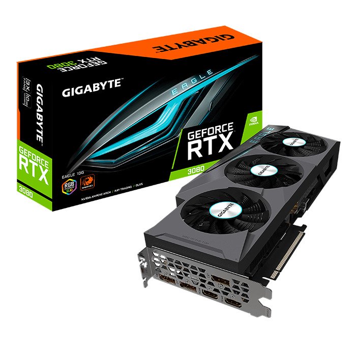 VGA GIGABYTE GeForce RTX 3080 EAGLE 10G V2