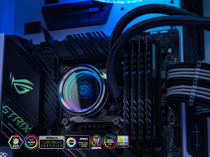 Bitspower Cyclops 240 All-In-One Liquid CPU Cooler with Notos Xtal Fans