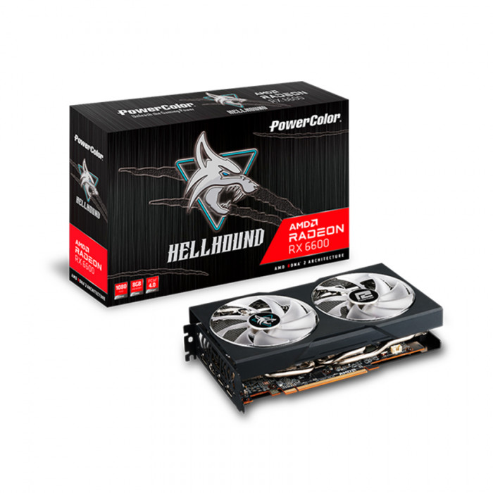 PowerColor Hellhound AMD Radeon™ RX 6600 8GB GDDR6