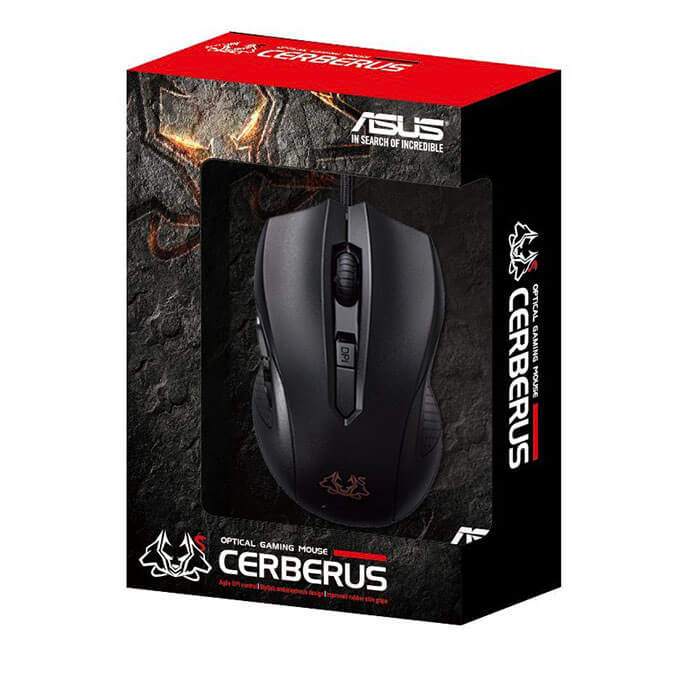 ASUS Cerberus Ambidextrous Wired 6-Button Optical
