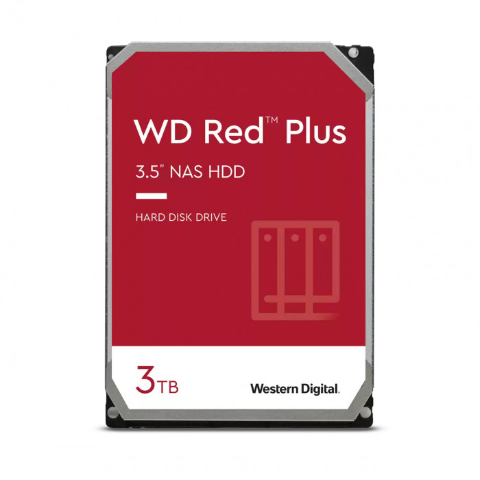 HDD Western Digital Red™ Plus 3TB 3.5