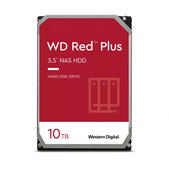 HDD Western Digital Red™ Plus 10TB 3.5 (7200rpm)