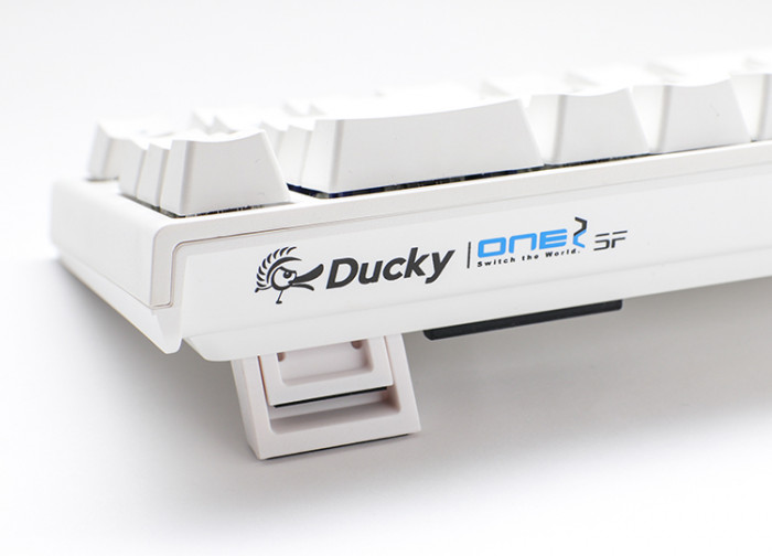 Bàn phím Ducky One 2 SF RGB  Pure White - Cherry Brown 