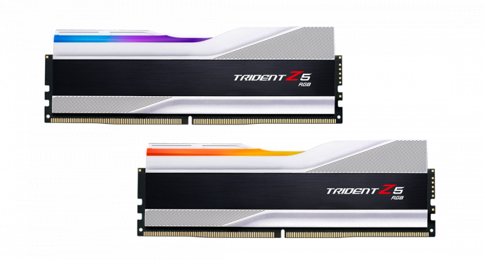 Ram G.Skill Trident Z5 RGB Silver 32GB (2x16GB) DDR5 6000MHz CL36