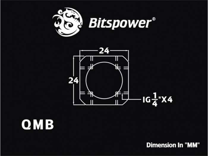 Bitspower Q-Block (Silver)