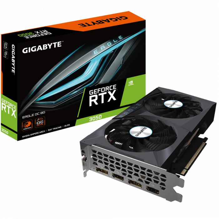VGA GIGABYTE GeForce RTX™ 3050 EAGLE OC 8G 