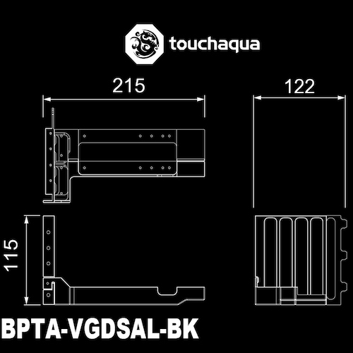 Bitspower Dual VGA Vertical Support