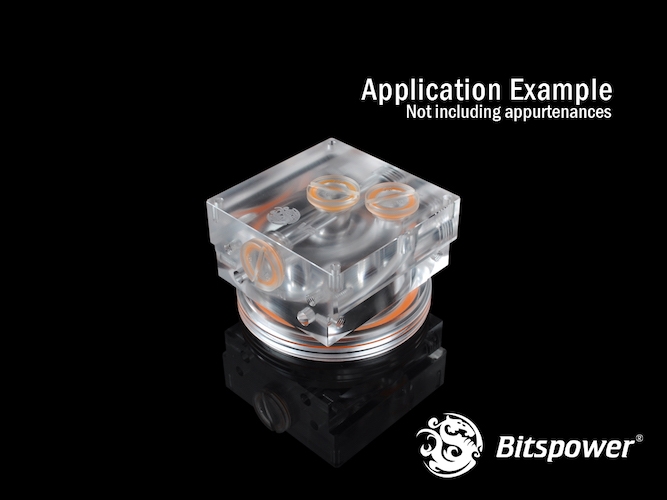 O-Ring Kit For Bitspower D5 MOD TOP (UV Orange) 