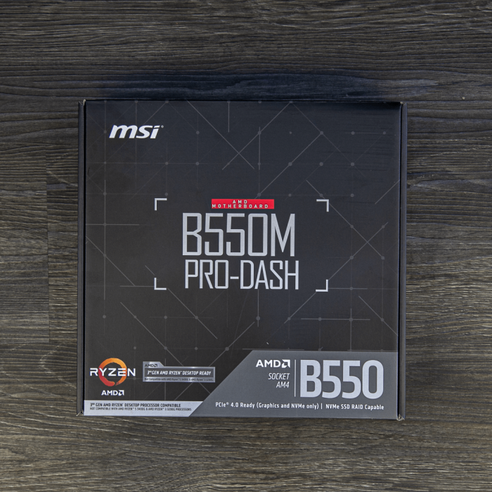 Mainboard MSI B550M-A PRO Motherboard (AMD Ryzen 3000 3rd Gen AM4, DDR4, M.2, USB 3.2 Gen 1, HDMI, Micro ATX)