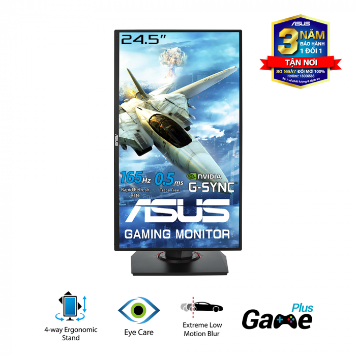 Màn Hình ASUS VG258QR 25 inch 165Hz 0.5ms G-SYNC Compatible Full HD 2 Loa