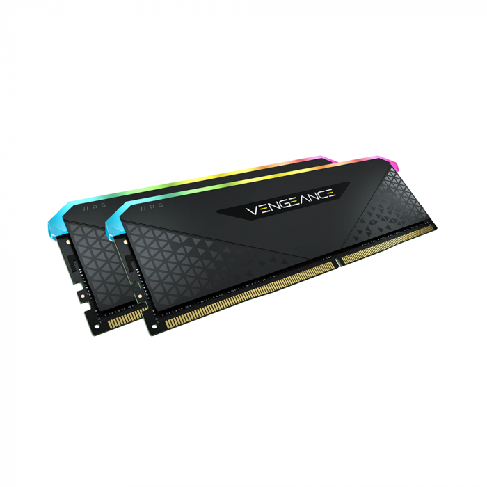 RAM CORSAIR VENGEANCE RGB RS Black 32GB (2x16GB/DDR4/3600MHz CL18)