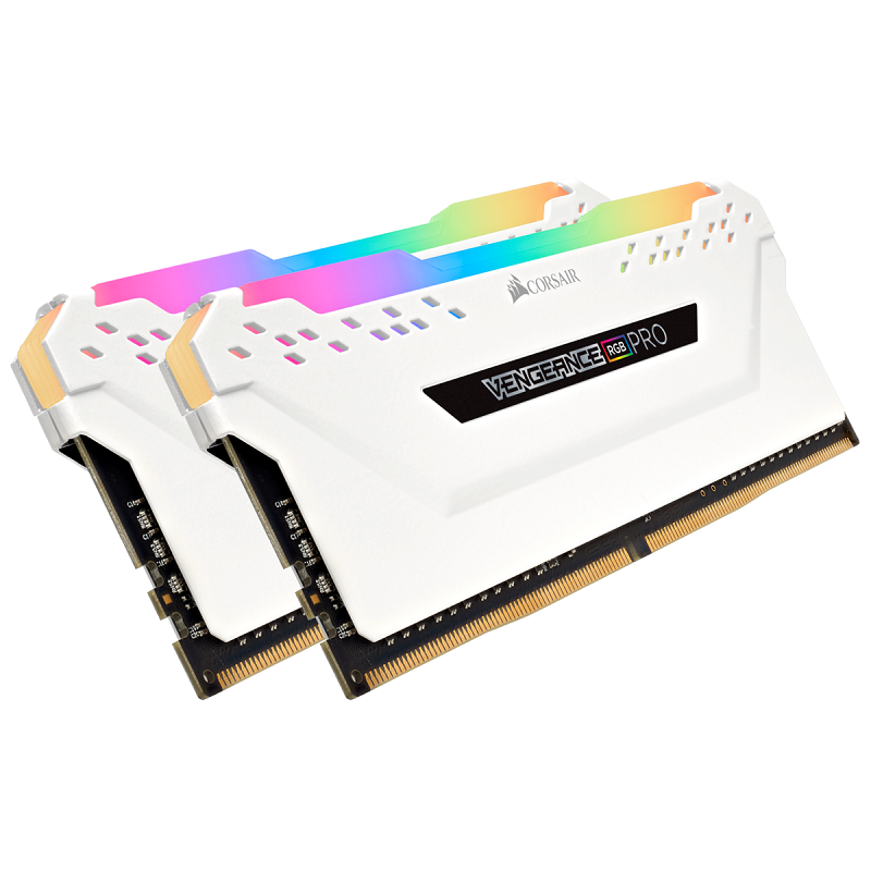 Ram Corsair VENGEANCE® RGB PRO 16GB (2 x 8GB) DDR4 Bus 3000MHz C15 - White