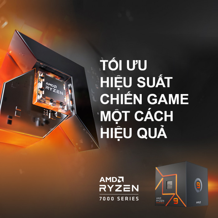 CPU AMD Ryzen 7 7700 (8 nhân/16 luồng/3.8Ghz/Up to 5.3GHz/65W)