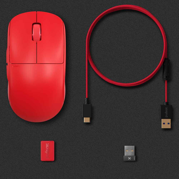 Chuột không dây Pulsar X2 Wireless Red Edition (Red)