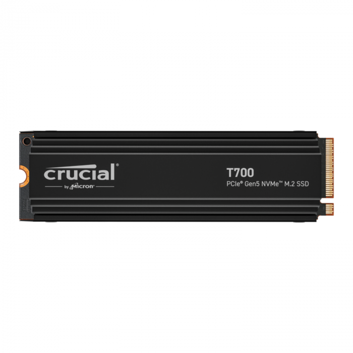 SSD Crucial T700 1TB PCIe Gen5 NVMe M.2 SSD with heatsink (CT1000T700SSD5)