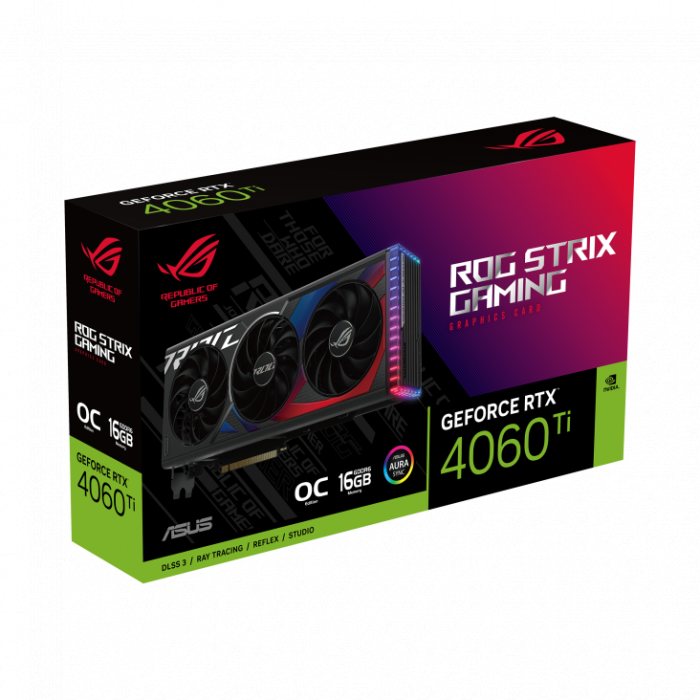 VGA ASUS ROG Strix GeForce RTX 4060 Ti OC Edition 16GB GDDR6