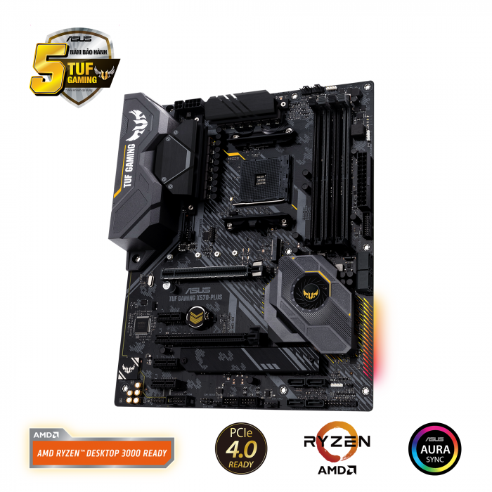 Mainboard Asus TUF Gaming X570-PLUS - Black