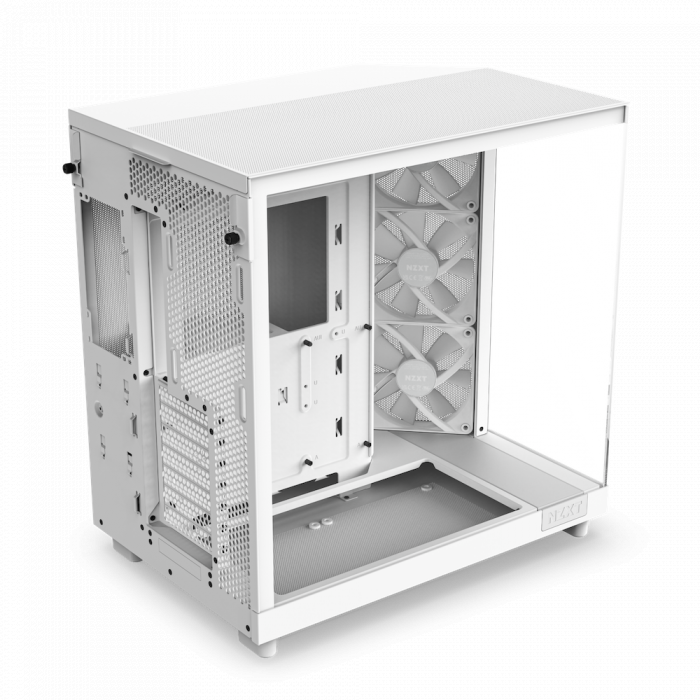 Case NZXT H6 FLOW RGB All White