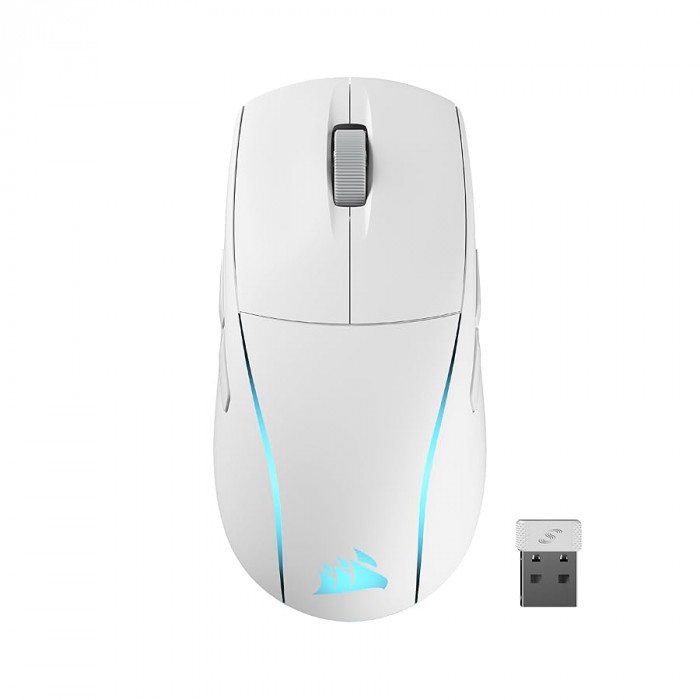 Chuột không dây Corsair M75 WIRELESS Lightweight RGB Gaming Mouse White
