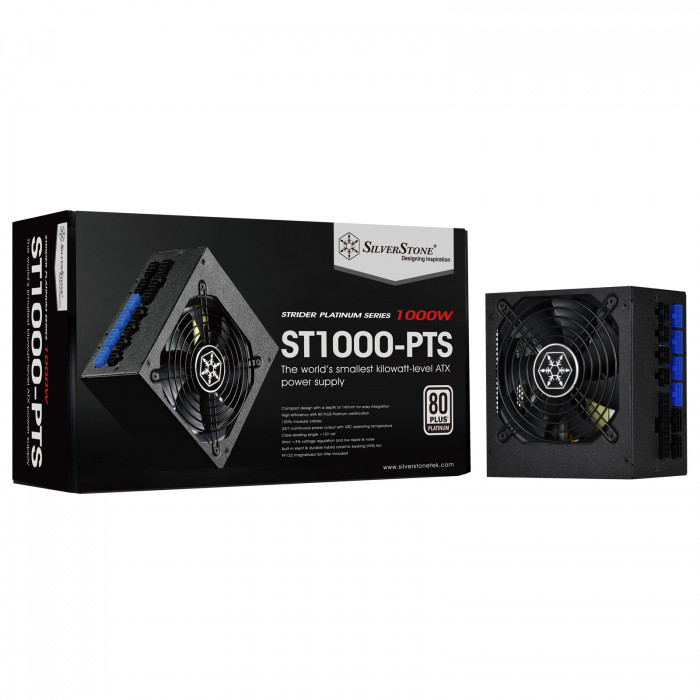 Nguồn máy tính SilverStone Strider 80 Plus Platinum 1000W (SST-ST1000-PTS) 