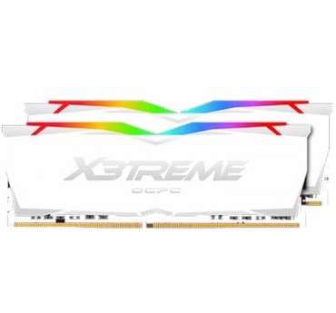 RAM OCPC X3 RGB DDR4 3200 16GB (2x8GB) C16 White 